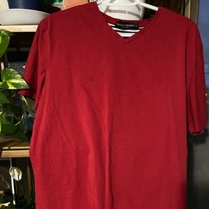 V-Neck Men's Solid T-Shirt
